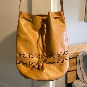 Gracie Roberts Vegan Leather Bucket Bag